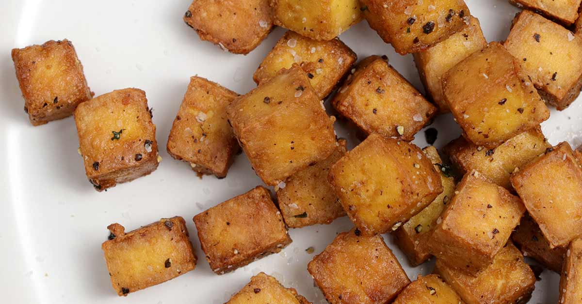 Air Fryer Tofu Feature Image