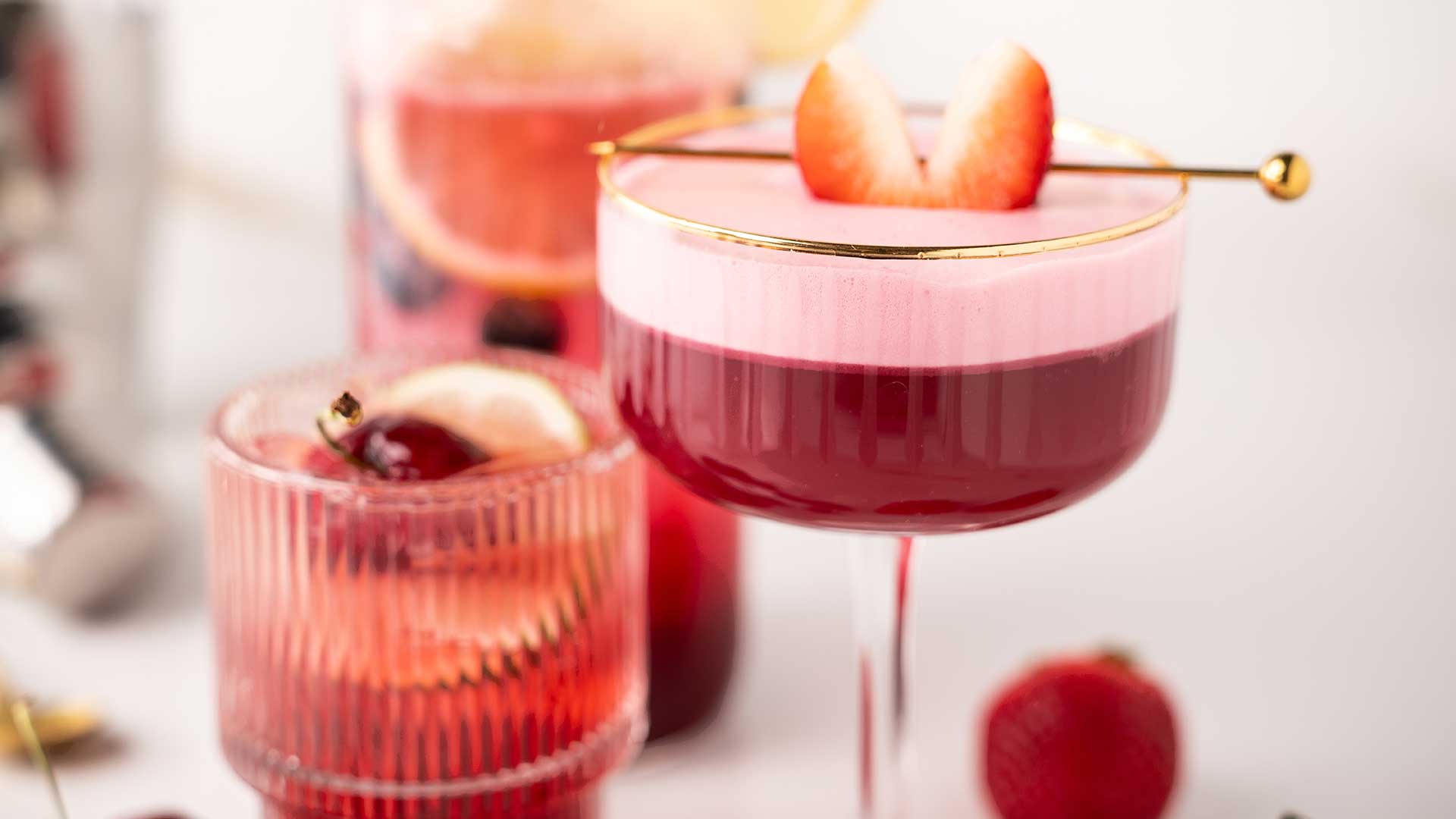 Strawberry Lovetini Mocktail