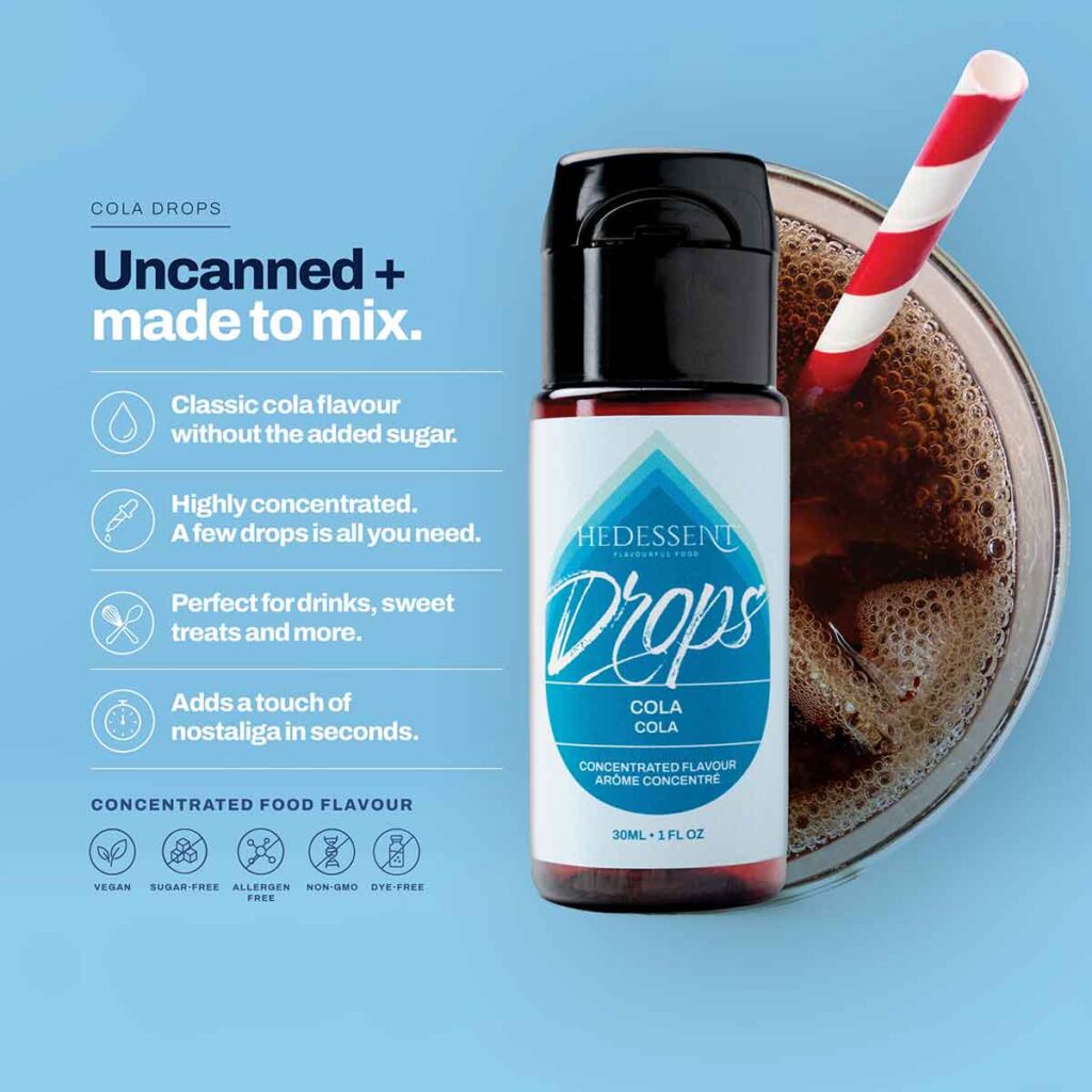 Cola Flavour Drops - Hedessent