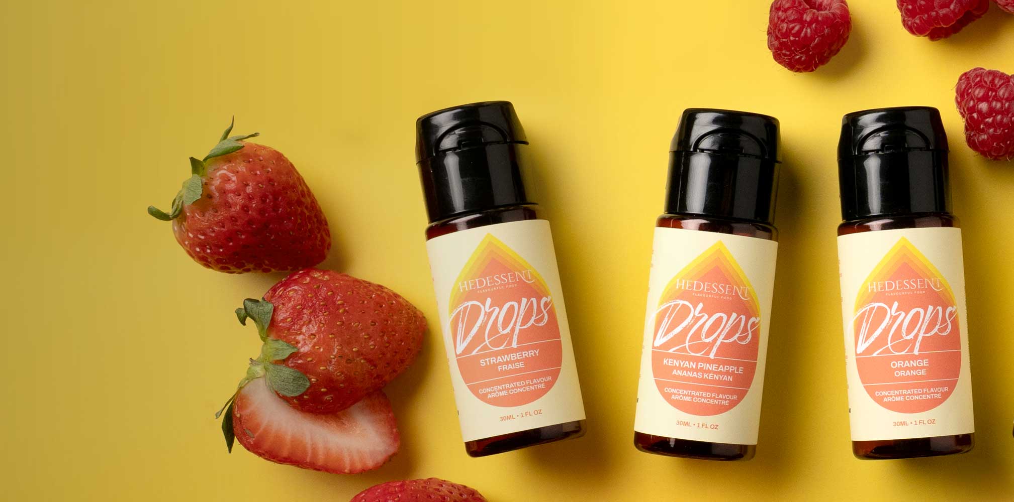 Hedessent Fruit Flavour Drops