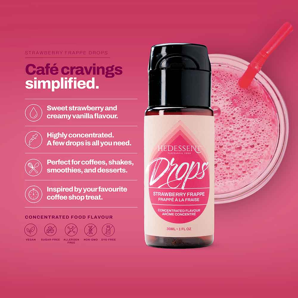 Strawberry Frappé Flavour Drops - Image 2