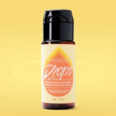 Natural Peach White Flavour Drops By Hedessent
